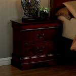 LOUIS PHILIPPE III Night Stand - Cherry